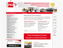 Tablet Screenshot of polizeigewerkschaft-fsg.at